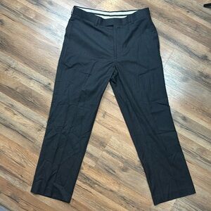 James Tattersall Men's 36x30 Grey Wool Blend Dress Pants – Classic, Formal, Work